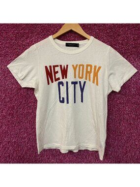 Junk Food Clothing New York City Vintage Style Original Tee Large